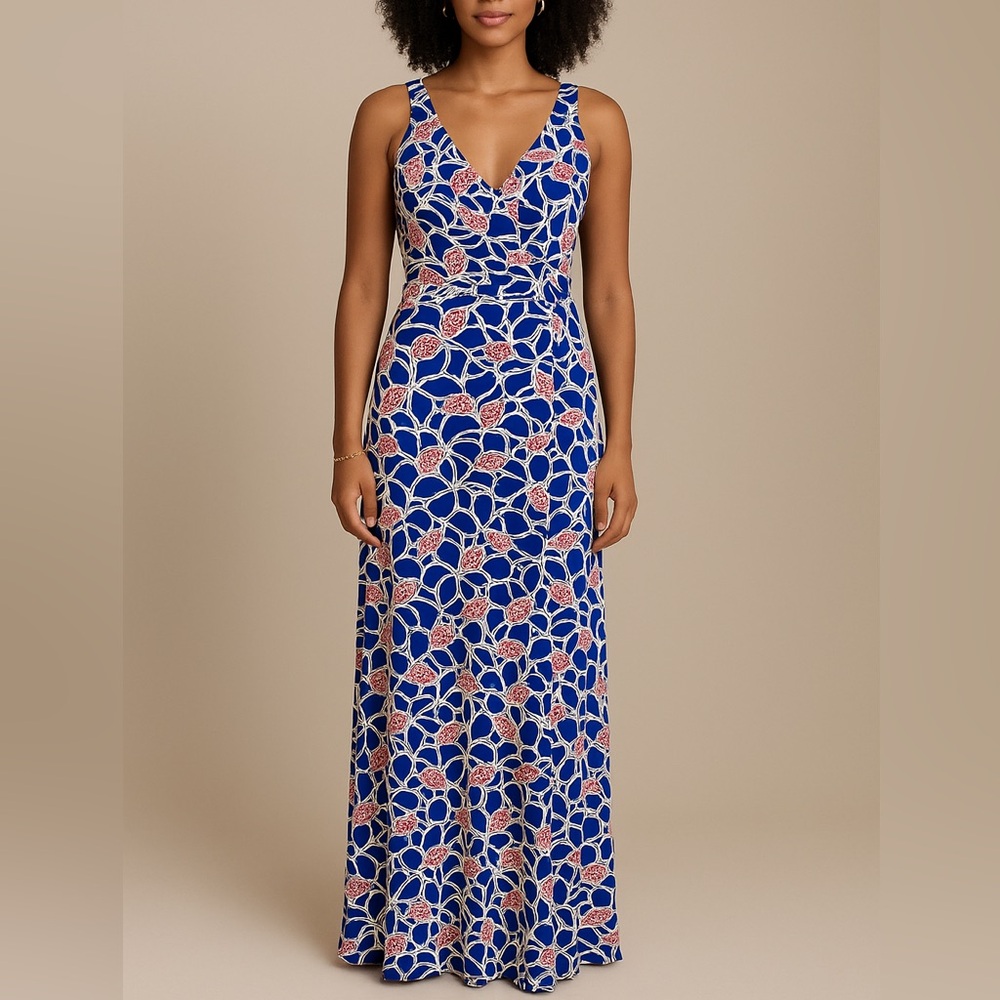 Diane Von Furstenberg Samson Wrap Maxi Dress
